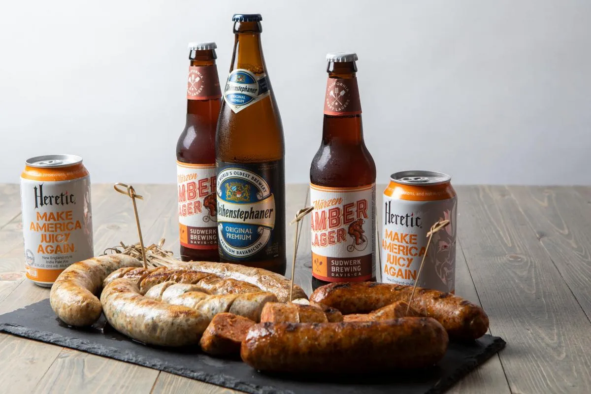 Wie man deutsche Wurst richtig mit Bier kombiniert